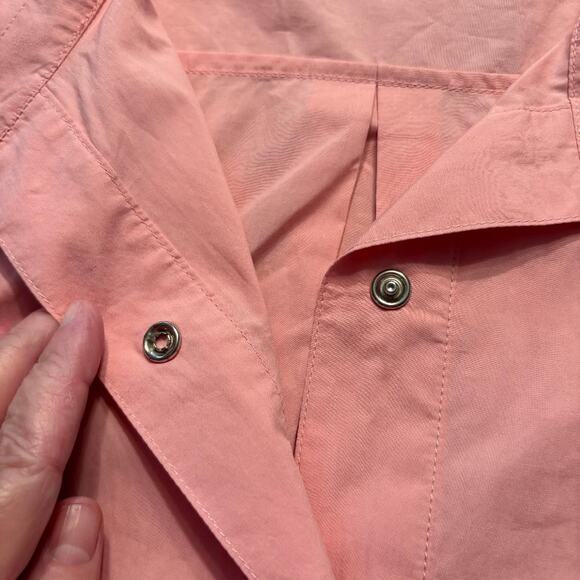 P Taylor Tunic Shirt,Long Sleeve,Peach, Women's Size S, Snap Buttons - Picture 9 of 10